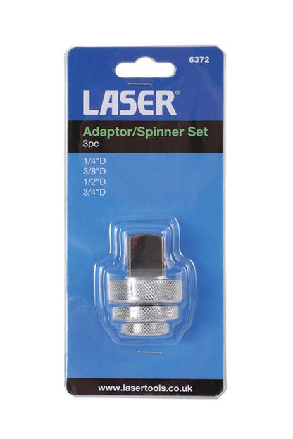 Laser Tools 6372 Convertor & Spinner Set 3pc Laser Tools