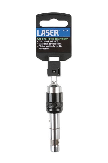 Laser Tools 6373 Off-line/Fixed Bit Holder 1/4"D Laser Tools
