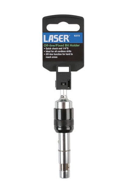 Laser Tools 6373 Off-line/Fixed Bit Holder 1/4"D Laser Tools
