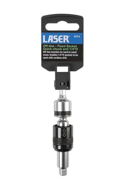Laser Tools 6374 Off-Line/Fixed Socket 1/4"D Laser Tools