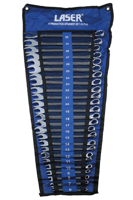 Laser Tools 6396 Combination Spanner Set 6 - 32mm 25pc Laser Tools