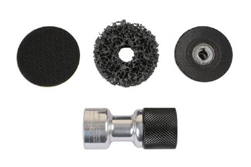 Laser Tools 6401 Abrasives Adaptor Set - 1/2"D Laser Tools