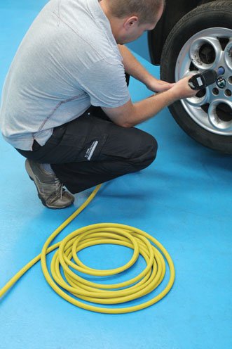 Laser Tools 6418 Flexible Air Hose - Yellow Laser Tools