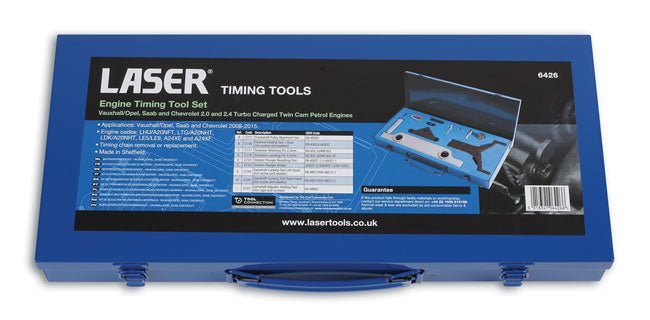 Laser Tools 6426 Engine Timing Tool Kit - for Vauxhall/Opel Laser Tools