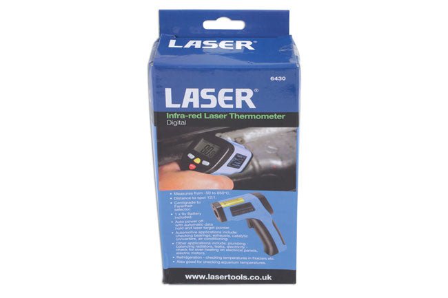 Laser Tools 6430 Digital Infrared Thermometer - with MIN/MAX Data Function Laser Tools