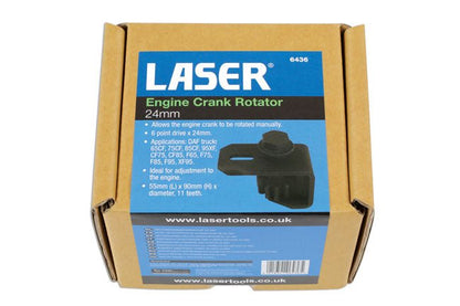 Laser Tools 6436 Crankshaft Rotator 24mm Laser Tools
