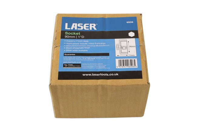 Laser Tools 6506 Socket 1"D 90mm Laser Tools