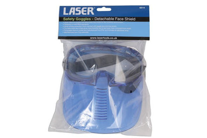 Laser Tools 6514 Safety Goggles - Detachable Face Shield Laser Tools