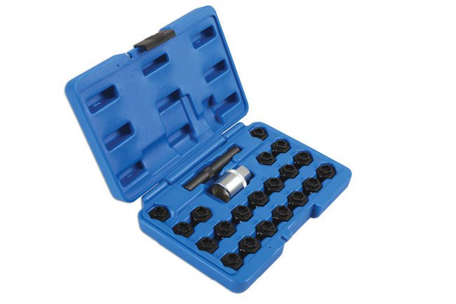Laser Tools 6539 Locking Wheel Nut Key Set 22pc - for BMW Laser Tools