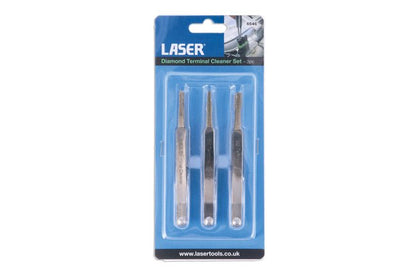 Laser Tools 6546 Diamond Terminal Cleaner Set 3pc Laser Tools