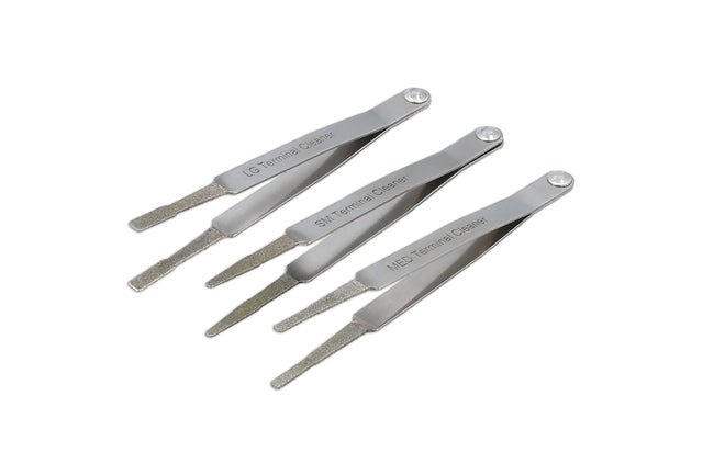 Laser Tools 6546 Diamond Terminal Cleaner Set 3pc Laser Tools