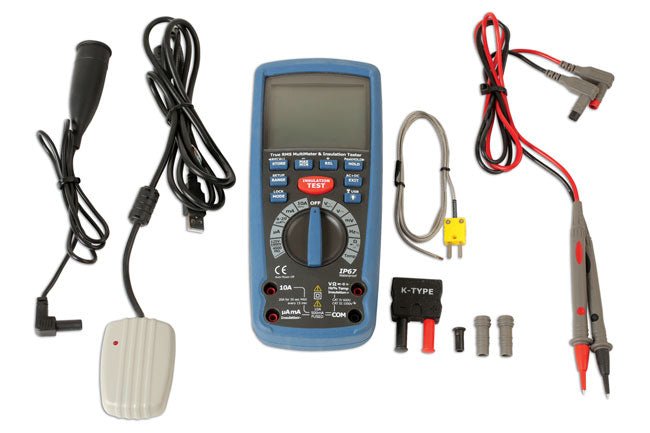 Laser Tools 6550 Insulation Resistance Multimeter CAT III Laser Tools