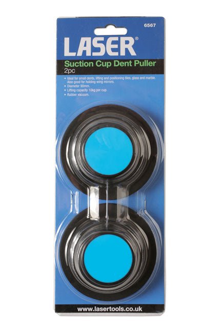 Laser Tools 6567 Suction Cup Dent Puller 2pc Laser Tools