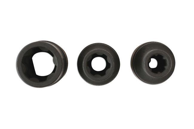 Laser Tools 6575 Ribe Socket Set 1/2"D 3pc Laser Tools