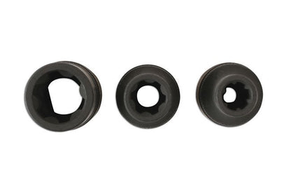 Laser Tools 6575 Ribe Socket Set 1/2"D 3pc Laser Tools