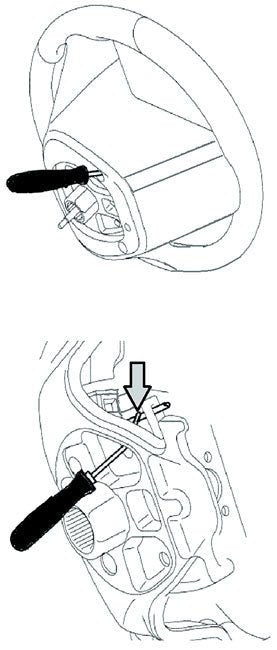 Laser Tools 6583 Airbag Release Tool - for Vauxhall/Opel Laser Tools
