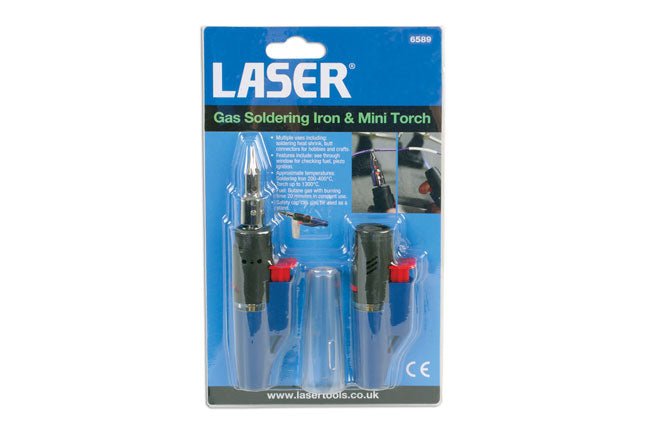 Laser Tools 6589 Gas Soldering Iron & Mini Torch Laser Tools