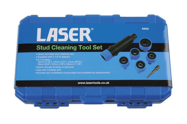 Laser Tools 6602 Wheel Stud Cleaning Tool Set Laser Tools