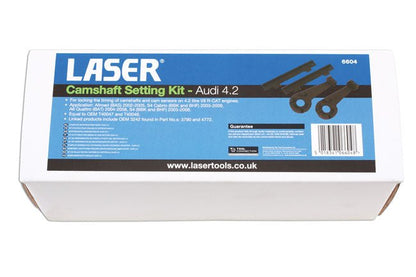 Laser Tools 6604 Engine Timing Tool Kit - for Audi 4.2 Laser Tools