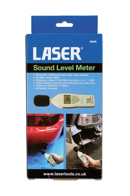 Laser Tools 6605 Sound Level Meter Laser Tools