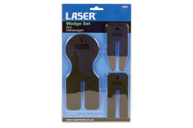 Laser Tools 6606 Wedge Set 3pc - for VW Laser Tools