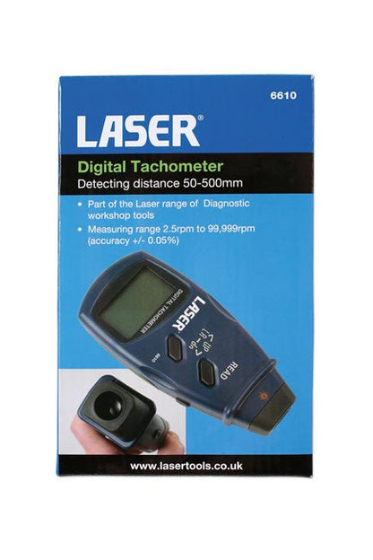 Laser Tools 6610 Digital Tachometer Laser Tools
