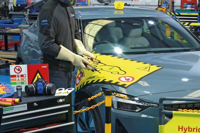 Laser Tools 6626 Fully Insulating Electrical Safety Glove - Medium (9) Laser Tools