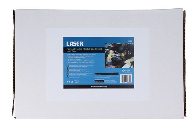 Laser Tools 6636 Protective Arc Flash Face Shield - 1000V rated Laser Tools