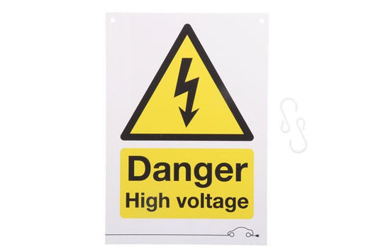 Laser Tools 6642 Danger High Voltage Sign Laser Tools
