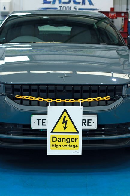 Laser Tools 6642 Danger High Voltage Sign Laser Tools