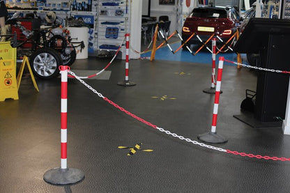 Laser Tools 6643 Chain Support Post with Cap (Red/White) Laser Tools