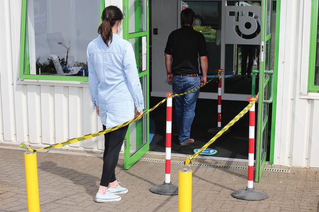 Laser Tools 6643 Chain Support Post with Cap (Red/White) Laser Tools