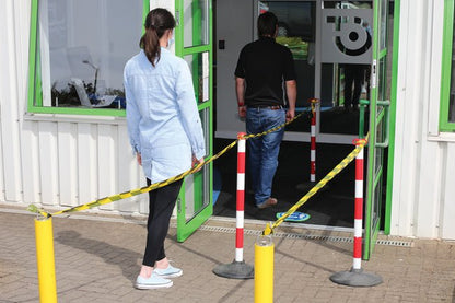 Laser Tools 6643 Chain Support Post with Cap (Red/White) Laser Tools