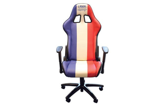 Laser Tools 6656 Laser Tools Racing Chair - Red, White & Blue Laser Tools