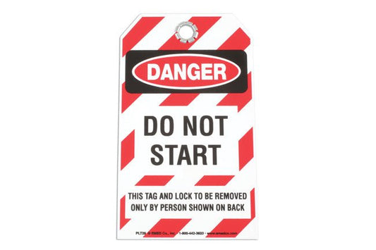 Laser Tools 6675 Safety Tag - DO NOT START Laser Tools