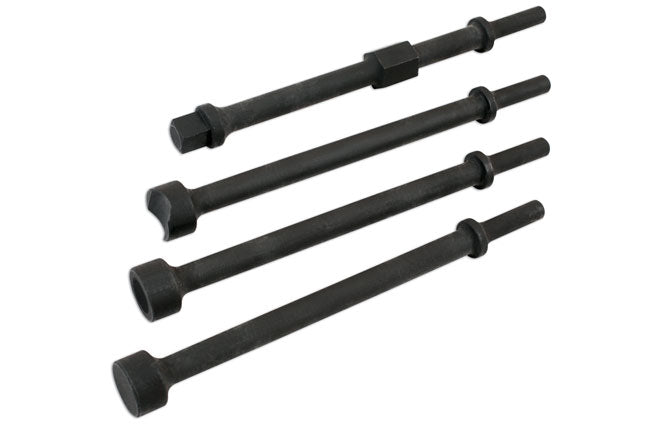 Laser Tools 6677 Vibro Air Chisel Set 4pc Laser Tools