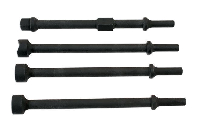 Laser Tools 6677 Vibro Air Chisel Set 4pc Laser Tools