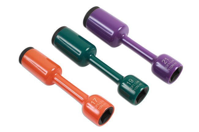 Laser Tools 6679 Wheel Nut Torsion Socket Set 3pc Laser Tools