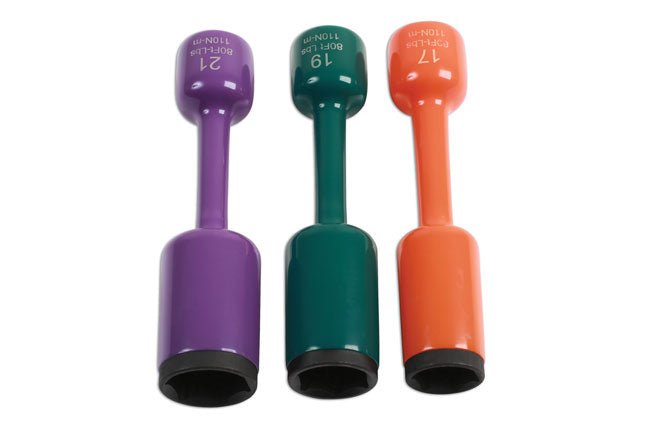 Laser Tools 6679 Wheel Nut Torsion Socket Set 3pc Laser Tools