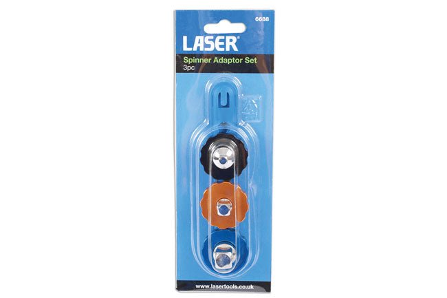 Laser Tools 6688 Spinner Convertor Set 3pc Laser Tools