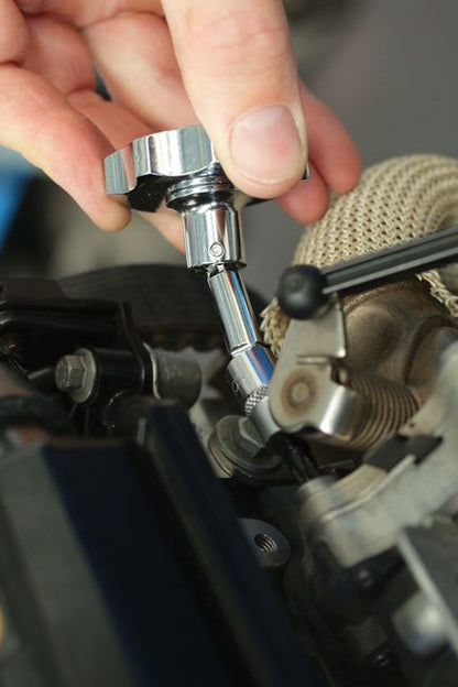 Laser Tools 6691 Palm Grip Ratchet with Universal Joint 1/4"D Laser Tools