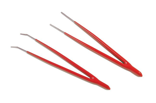 Laser Tools 6692 Stainless Steel Tweezers 2pc Laser Tools