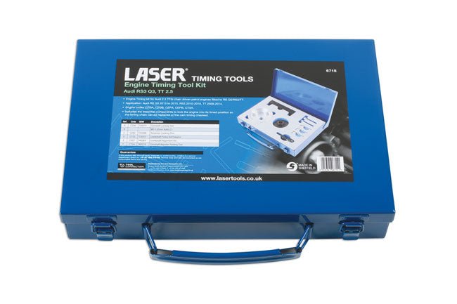 Laser Tools 6715 Engine Timing Tool Kit - for Audi 2.5 RS3, Q3, TT Laser Tools