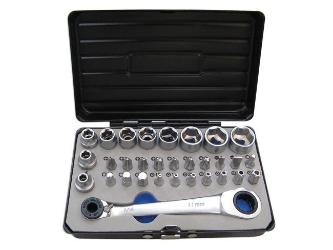 Laser Tools 6717 Socket and Bit Set 1/4"D 31pc Laser Tools