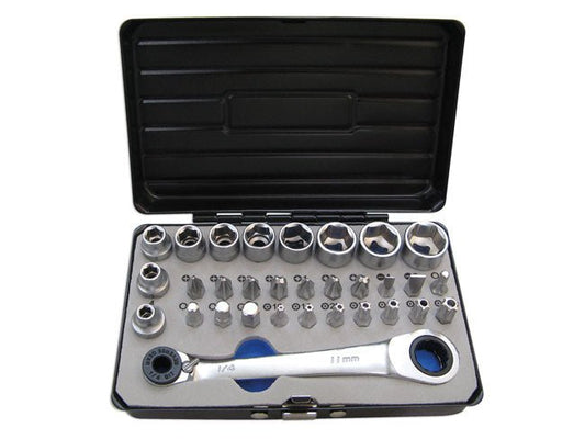 Laser Tools 6717 Socket and Bit Set 1/4"D 31pc Laser Tools