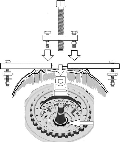 Laser Tools 6718 DSG Clutch Removal Kit - for VAG Laser Tools