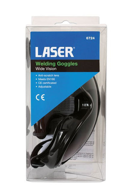 Laser Tools 6724 Gas Welding Goggles - Wide Vision Laser Tools