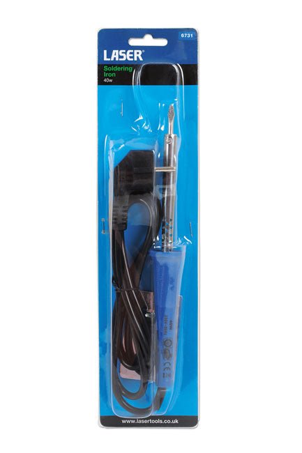 Laser Tools 6731 Soldering Iron 40w - Euro Plug Laser Tools