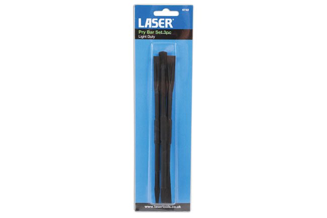 Laser Tools 6732 Pry Bar Set - Light Duty 3pc Laser Tools
