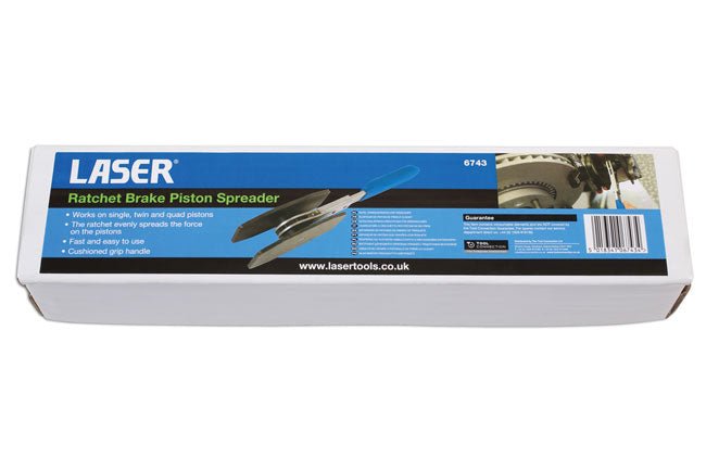 Laser Tools 6743 Ratchet Brake Piston Spreader Laser Tools